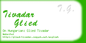 tivadar glied business card